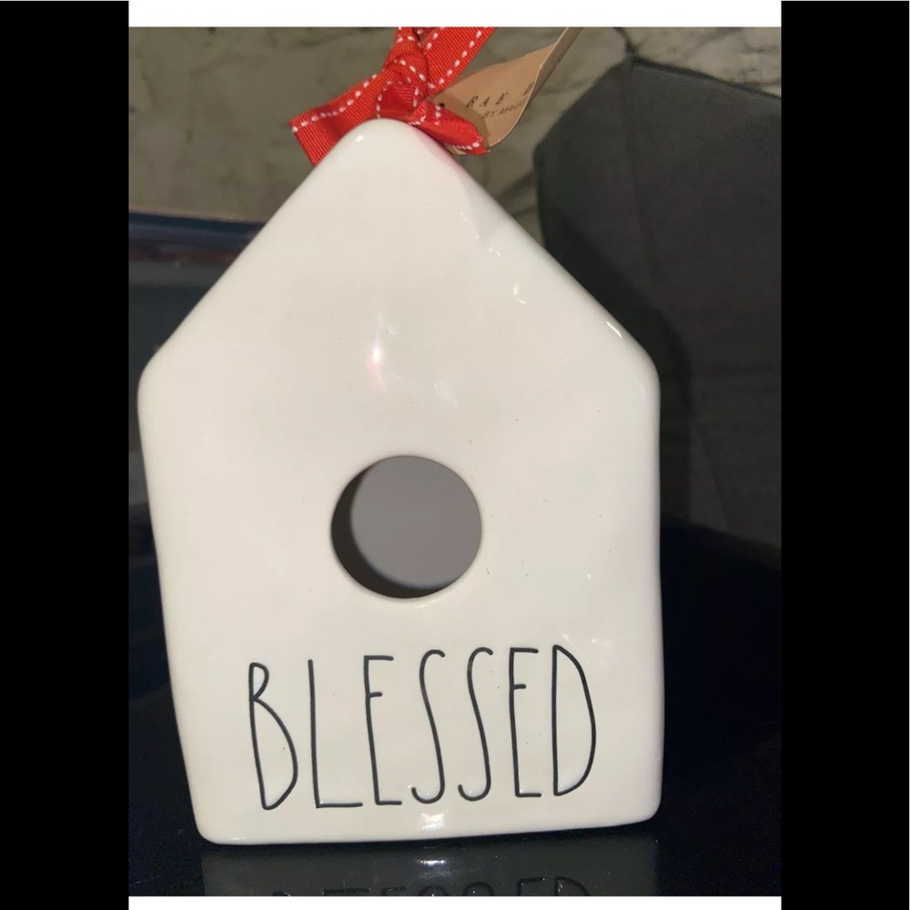 NWT Rae Dunn Ceramic Birdhouse - Picture 3 of 7